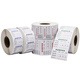 Multi-label food sample label sticker can be removed and written paper can be easily teared back glue self-adhesive kitchen hotel restaurant school kindergarten canteen sampling date classification record black 50*30-1500 pictures strong sticky type item number-1585