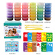 [70% new] Peipeile plasticine colored clay clay children's day gift toys space sand mud 36 color light mud baby art handicraft class DIY safety ultra light clay mold tool set set