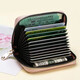Shantou Lincun's new multi-card slot small wallet, men's card holder, women's cute coin purse, multi-function organ card holder, driver's license, driver's license all in one, green