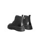 Belle Celebrity same style with Martin boots Comfortable cowhide thick-soled short boots Outdoor casual boots 8NB01DD4 Black-Single 41 (255mm)