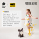 babycare children's plush toy dog ​​electronic pet doll birthday gift ai smart password dog schnauzer - drag and drag