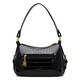 
North Fox Mom Handbag Bag Women's Large Capacity New Crocodile Pattern Patent Leather Women's Bag Middle-aged Women's Leather Bag One-Shoulder Crossbody Bag zw9922 Blue
