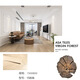 XMSJ Imitation en bois massif Grain Brick Style Tiles en céramique 150x800 Nordic Modern Modern Simple sans glissement Balcon Tiles de sol 1 15831 STANDARD ONE PECI par boîte 10 pièces