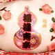 Ji Shanyuan, Lucky Cat Ornema Piggy Bank, salon Wine Cabinet Shop Company Office Decoration Opening Craft Gift, 9 pouces Gold Fortune Abacus
