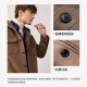 
Navigare Italian small sailboat pure wool coat men's autumn and winter versatile warm hooded jacket casual simple top caramel color M size