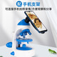Miote children's microscope student high magnification professional 2000x portable bioscience experiment gift set with screen blue (1600x) + 12 specimens + spree