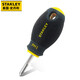 
STANLEY French imported screwdriver small radish head anti-slip three-color handle cross parallel one-character household repair driver screwdriver parallel one-character 3.575mm 64-983