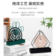 Housekeeper's simple mosquito-repellent incense rack summer simple home creative diamond-shaped flower-shaped fire-proof iron art sandalwood ash tray daily miscellaneous small pieces green diamond [1 pack]