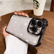 Yunning Four Corner Airbag épaissis anti-bas adapté pour le boîtier de téléphone Apple Curgling Green Electroplated iPhone Téléphone Boîte nouveau transparent haut de gamme Héquette de la lentille pleine inclusive Luxury Luxury Purple Fourn-Four Coin Anti-Fall Space Iphone14Promax