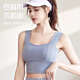 
Shercehman sports underwear women's shockproof gathering professional fitness running yoga anti-sagging bra beautiful back star black L