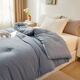 Jieliya Class A antibacterial fabric 51% Xinjiang cotton fiber is about 6 Jin [Jin equals 0.5 kg] 200*230cm light blue grid