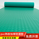 Junliu thickened and wear-resistant private garage floor mat PVC non-slip mat plastic entrance waterproof rubber door mat corridor stairs cooked glue green man 1.8 meters width 1.5 meters length
