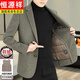 Hengyuanxiang Coat cachemire en laine double face pour hommes courte automne et costume de laine d'hiver épaissis de veste pour hommes Couleur de chameau 6802 Veste de canard blanc amovible m m