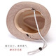 Ofandi hat men's summer top hat middle-aged and elderly sun protection sun hat breathable cool hat mesh straw hat old man sun hat light khaki (mesh style)
