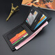 Weiguangli Brieftasche Herren Kurzstil Multi-Card Mode Casual Wallet Großkapazität Leder Brieftasche Brieftasche Weiche Brieftasche Chinesisches Valentinstag Geschenk Wallet Wallet Mode Kurzstil [Schwarz]
