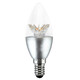 FSL Foshan Lighting LED energy-saving light bulb tip bulb E14 small screw mouth 6.5w white light silver