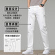 Jeanswest White Jeans Lo suelto de hombres y otoño Slim Pantalones del Slim Men's Slim Pantalones largos casuales Estilo de otoño de los hombres Tamaño blanco 30
