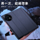 至朗尼 适用vivo Xfold2手机壳折叠屏素皮翻盖保护套全包超薄防摔防震高档商务时尚皮套男女款 玄黑色