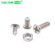 M3 M4 copper pillar M3 M4*5 6 8 10 20-50 hexagonal copper pillar stud single head double-way screw nut M3*5 flat head screw (100 pcs)
