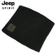 Jeep (JEEP) hat men's neck scarf plus velvet warm knitted scarf autumn and winter cold protection neck pullover scarf A0636