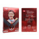 Red Double Happiness DHS Crazy Seven Star Table Tennis Racket Horizontal Patch Competition Teak Face + Carbon H7002 Gift Ball