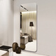Huakaizhixing Dressing Spiegel Wandspiegel Vollkörperspiegel Haushaltsanpassungsspiegel Make -up Wand Hanging Mirror HD Ultraweiß abgerundet Ecke 150*50