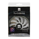 Limin Thermalright TL-C12015W-S ARGB Шасси 5V Цветочный вентилятор вентилятор 12 см. Тонкий вентилятор белый TL-C12015S [пять упаковок + 4 контакта 1 минута 5 проводов]