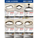 Deckenleuchte Haupt Wohnzimmer Lampe LED Augenschutz Volles Spektrum Neue chinesische Lampe Gesamthaus Kombination Schwarzes Paket 1W B695cm/196W/Wuji Dimmbare Wohnzimmerlampe