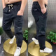 Jue Shao Big Pocket Daddy Jeans Men's All-match Casual Straight Pants Harem Pants Working on the Construction Site Pants Men Gray XL (120-135Jin[Jin equals 0.5 kg]) 2 feet 5