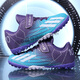 
Fashulin 2024 new children's football shoes for students boys Falcon TF broken nails Velcro women's breathable training shoes 6199 black and blue broken nails 30