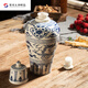 Newly upgraded Moutai empty bottle ornament Yuan blue and white general can empty bottle 1-10 Jin Jin equal to 0.5 kg ceramic wine jar pot wine bottle wine altar Moutai bottle type blue and white porcelain dragon 10 blue and white general can with gift box
