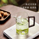 Yipot tea cup tea water separation cup green tea cup special tea cup crescent filter glass crescent fair cup glass tea set 550ML crescent cup