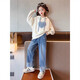 Girls autumn sweatshirt 2025 new big children's spring and autumn style fashionable girls hooded clothes children's fashionable tops XGT-Y04 [Apricot color] spring and autumn style 160cm