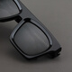 Moscot Lemtosh Sonnenbrille Frauen europäische und amerikanische quadratische schwarze Dicke Brille Hip-Hop-Brett Sonnenschutz Big Face Polarisierte Sonnenbrille Männer Schwarze Rahmen + polarisierte graue Linse