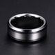 Tongrubi Zheng Tungsten Steel Ring Trendy Men's Personality Temperament Index Finger Ring High-quality Ring Gift Engraving 520 Gifts 6MM Black Gold Ring (11153)_Meiwei No. 6