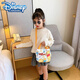 
Disney (Disney) children's bag children's shoulder bag shoulder bag cartoon canvas Korean style fashion children's crossbody bag fashionable handbag 9766 Blue Xiaohu