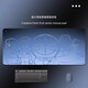Gradient color mouse pads with large size computer desk pads customized office keyboard pads for men and women mouse pads ZZ-3895 line gradient series tight lock edge 900x400mm x 4mm