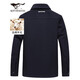 Seven Wolf Jacket Men's Wool Spring Woolen Jacket Men's Casual Lapel Fashion Jacket Shirt Windproof Jacket Men's Top 101 (Narrow Blue) 170/88A/L