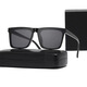 Gafas de sol blancas Xiaoshe-1050 [Modelo negro de arena de fotograma completo + Regalo] Gafas de sol GM Muestra de gafas de sol de conducción de cara pequeña
