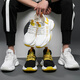 Wanmando zapatos para hombres de gran tamaño extra de gran tamaño 46 deportes y zapatos casuales para hombres 47 zapatos de papá 48 zapatos de malla transpirable 49 zapatos para correr 9902 negro 38