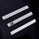 Chill Xia Men's Formal Wear Silver Tie Clip à la mode simple Version coréenne Clip de col métallique Business Professional Security Clip Blue Z1065 [Copper]