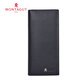 Mengtejiao Herren Brieftasche Herren Lange vertikale Leder Brieftasche Herren -Ticket Clip Herrenkarte Wallet für Freund Geburtstagsgeschenke Männer Männer