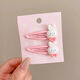 Ellilo sweet little rabbit hair clip girl cartoon new side broken hair side clip children's forehead bangs clip headdress female rabbit hair accessories main picture 12 pack