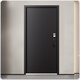 Oudile NUEVA Clase A Puerta de entrada de la puerta de seguridad + Bisagra de fundición oscura + Cabezal de puerta elevada oculta + Costa Lock Mechanical Lock Mechanical Lock 2150*1050/2250*960