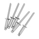 Jinggong (JINGGONG) HZ all stainless steel countersunk head blind rivet 304/316 flat head rivet open rivet GB12617.4 5*10 (20 pieces)