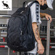Cool Kangaroo Fashion Outdoor Trendy Sports Computer Backpack Men's Extra Large Capacity Student Backpack Travel Backpack Casual Simple Black