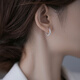 Dijing Boucles d'oreilles en argent en argent pour femmes