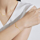 Chow Tai Fook SOINLOVE Cute Pet Zodiac Snake 18K Gold Bracelet VE201 VE201