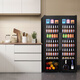 Bacchus wine cabinet with double doors, 150 bottles, thermostatic cabinet, household commercial tea cabinet, frozen beer, combination cabinet, left ice bar type + right all-wood shelf type 4
