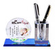 Chifeng Crystal Pen Holder Office Supplies Desktop Ornaments School Graduation Party Commemorative Teacher's Day Gift Ornaments Star Anise + Pen Holder + Colored Bottom Board